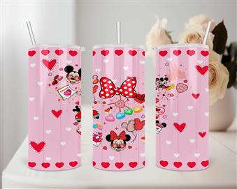 Mickey and Minnie in Valentine